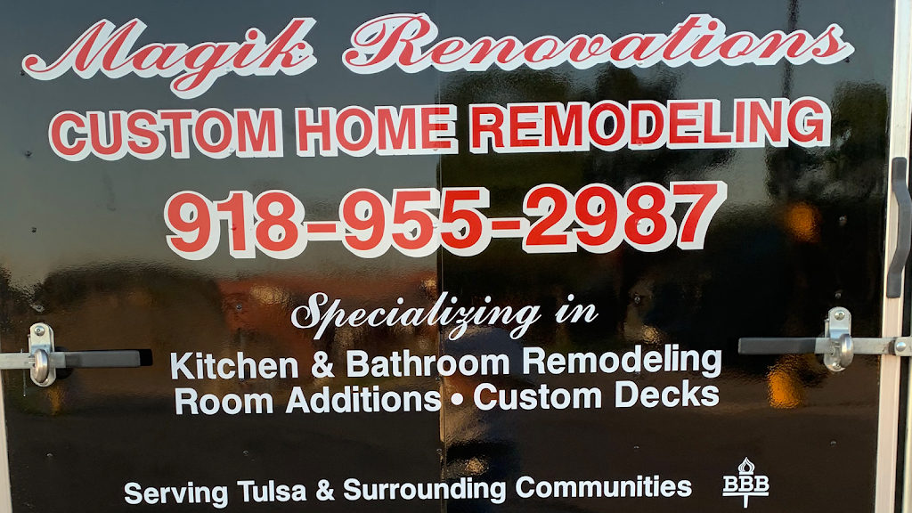 Magik Renovations, LLC | 85 Lake Country, Mannford, OK 74044, USA | Phone: (918) 955-2987