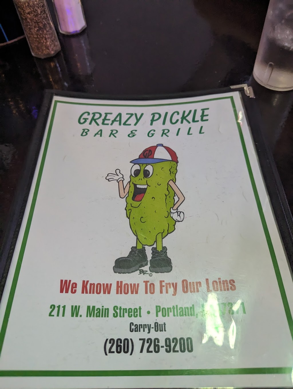 Greazy Pickle | 211 W Main St, Portland, IN 47371, USA | Phone: (260) 726-9200