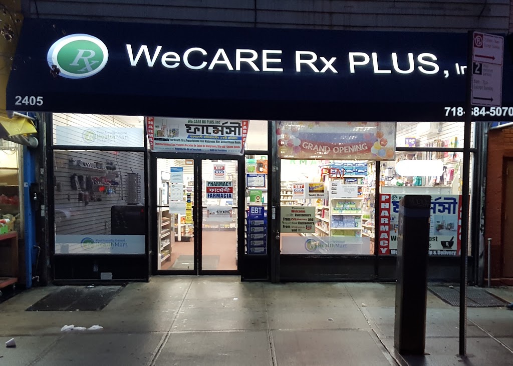 WeCARE RX PLUS | 2405 Westchester Ave, Bronx, NY 10461, USA | Phone: (718) 684-5070