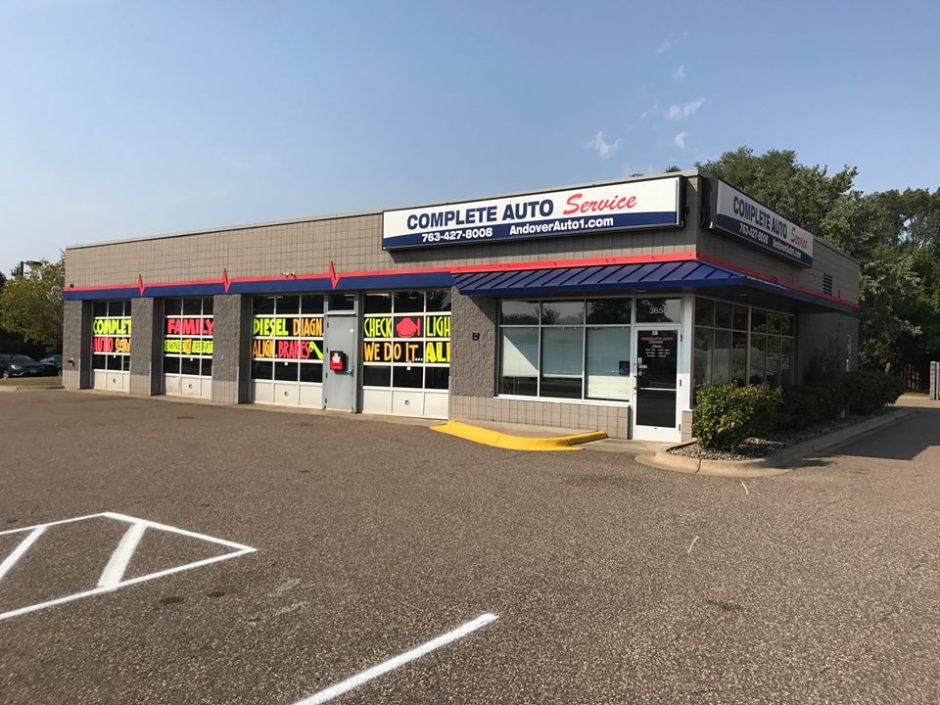 Complete Auto Service | 3657 Bunker Lake Blvd NW, Andover, MN 55304, USA | Phone: (763) 427-8008