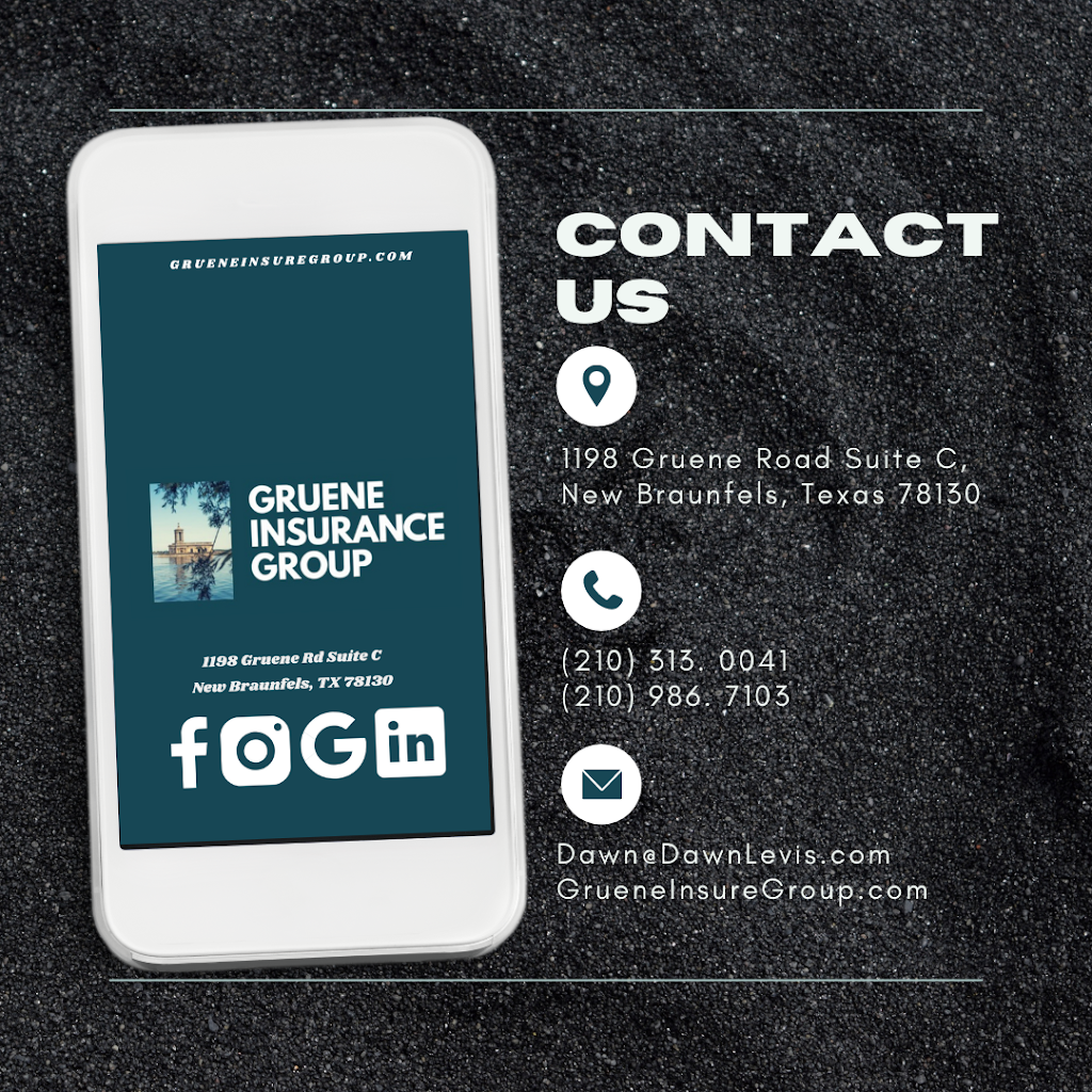 Gruene Insurance Group | 1198 Gruene Rd Suite C, New Braunfels, TX 78130, USA | Phone: (210) 986-7103