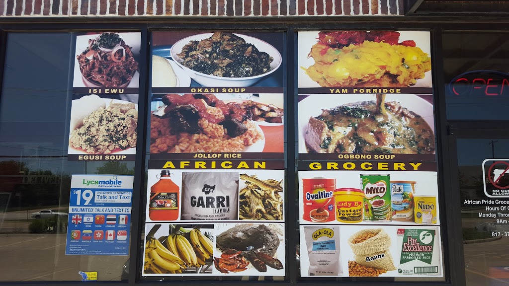 African pride Food and kitchen | 5504 Matlock Rd, Arlington, TX 76018, USA | Phone: (817) 375-3796