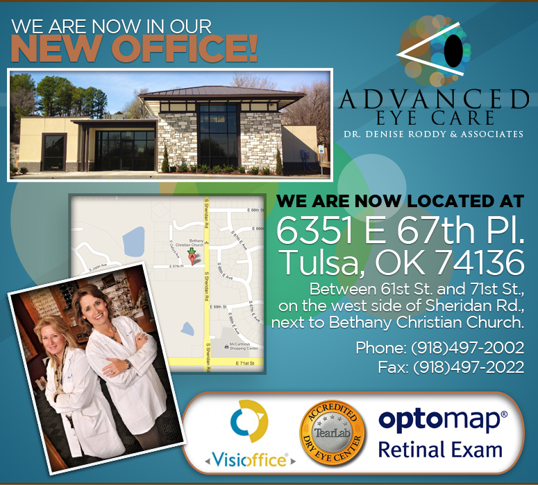 Advanced Eye Care, Inc. | 6351 E 67th Pl, Tulsa, OK 74136, USA | Phone: (918) 497-2002