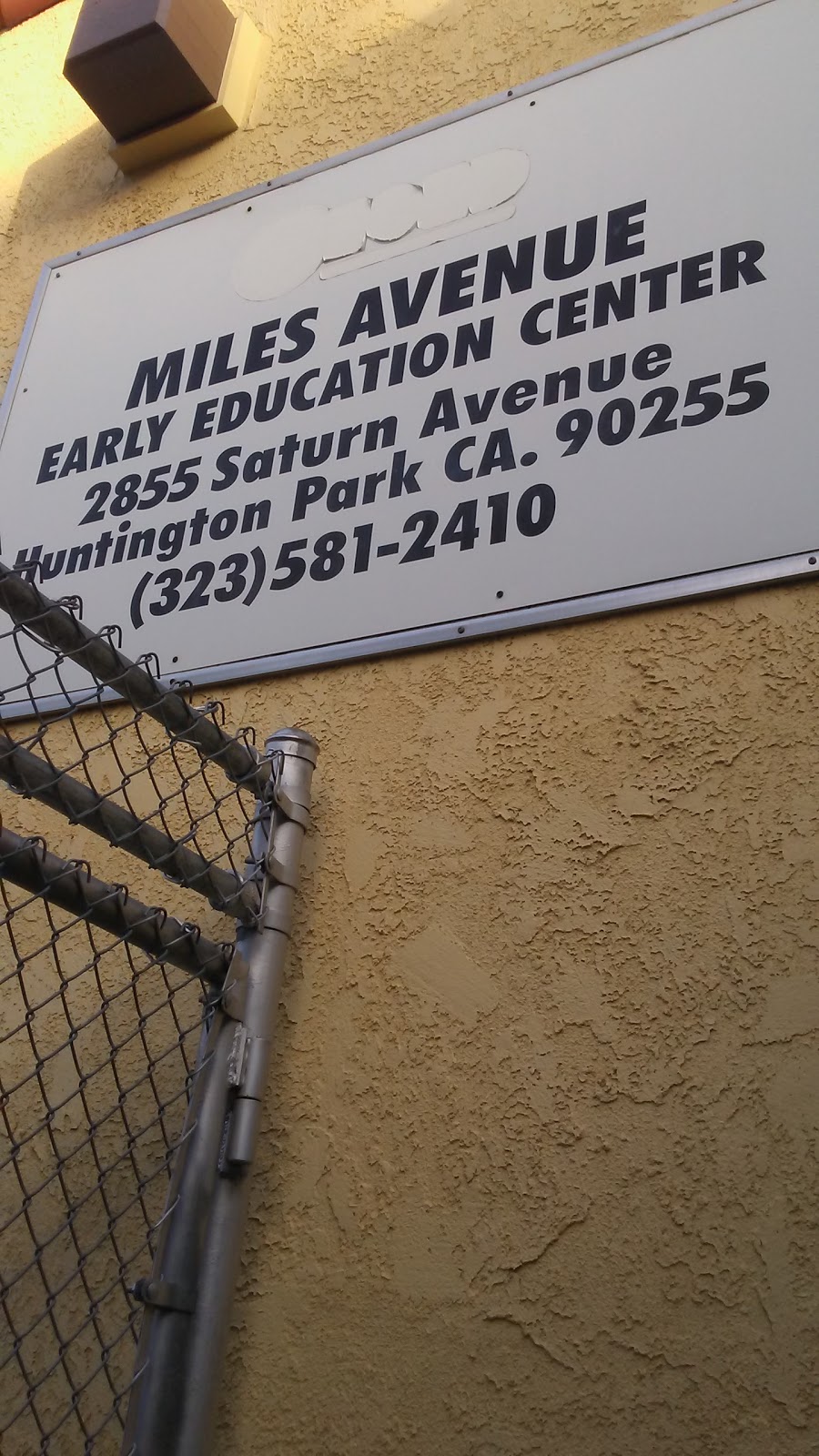 Miles Avenue Early Education Center | 2855 Saturn Ave, Huntington Park, CA 90255, USA | Phone: (323) 581-2410