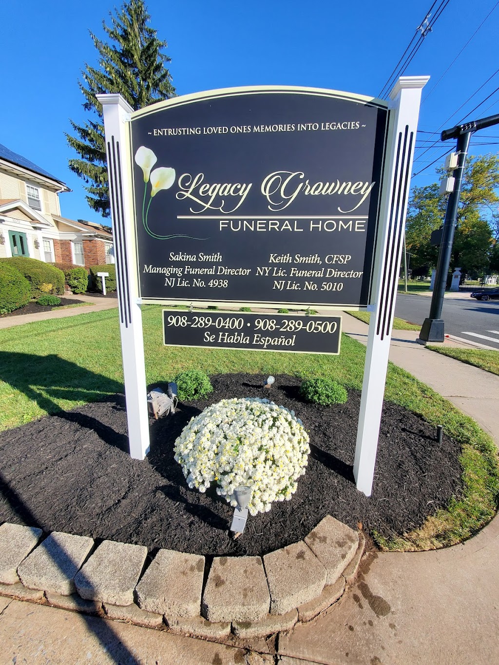 Legacy Growney Funeral Home | 1070 N Broad St, Hillside, NJ 07205, USA | Phone: (908) 289-0400