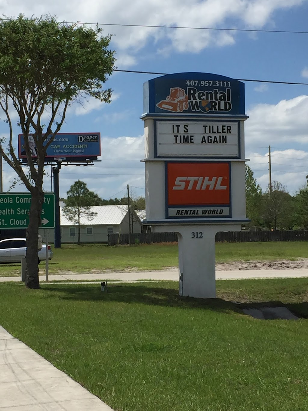 Rental World of St. Cloud | 312 E 13th St, St Cloud, FL 34769, USA | Phone: (407) 957-3111