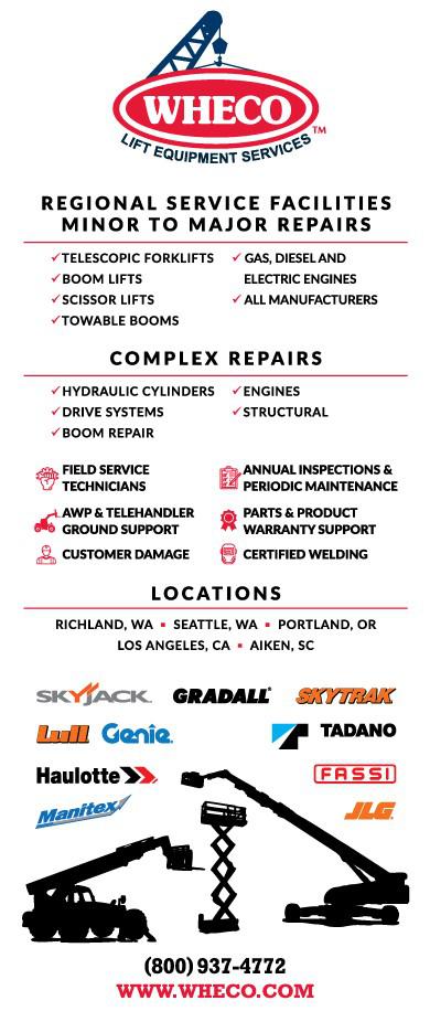 WHECO Lift Equipment Services | 310 44th St NW, Auburn, WA 98001, USA | Phone: (206) 762-7713