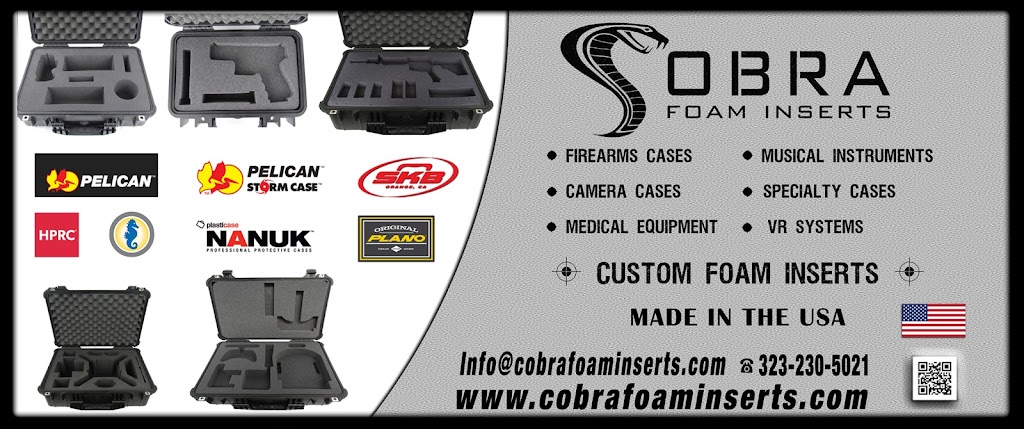 Cobra Foam Inserts And Cases | 13010 San Fernando Rd UNIT 1, Sylmar, CA 91342, USA | Phone: (800) 207-6264