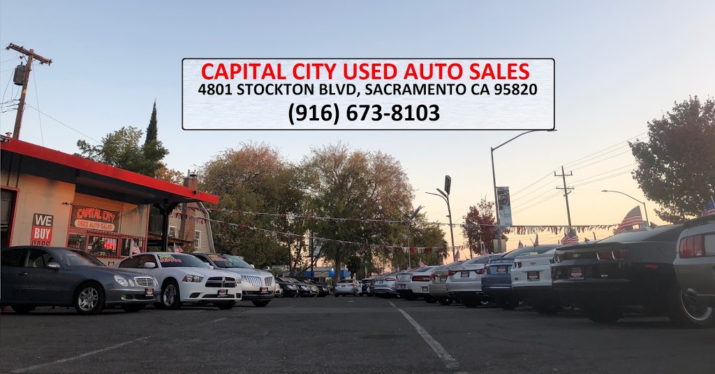 Capital City Used Auto Sales Inc. | 4801 Stockton Blvd, Sacramento, CA 95820, USA | Phone: (916) 673-8103