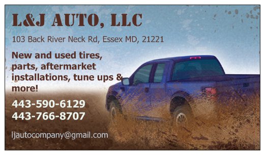 L&J Auto, LLC | 103 Back River Neck Rd, Essex, MD 21221, USA | Phone: (443) 960-2163
