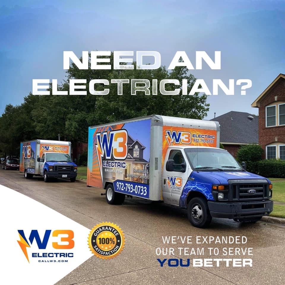 W3 Electric | 2150 S Central Expy #200, McKinney, TX 75070, USA | Phone: (469) 617-6641