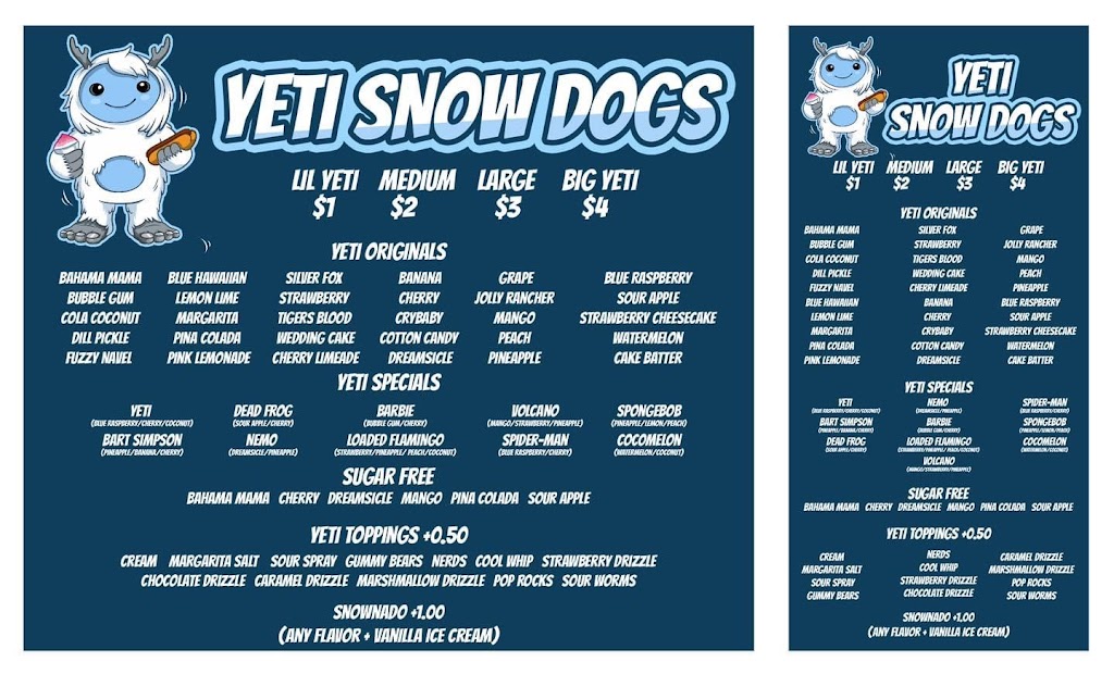 Yeti Snow Dogs | 2007 US-75, Henryetta, OK 74437, USA | Phone: (234) 254-7768