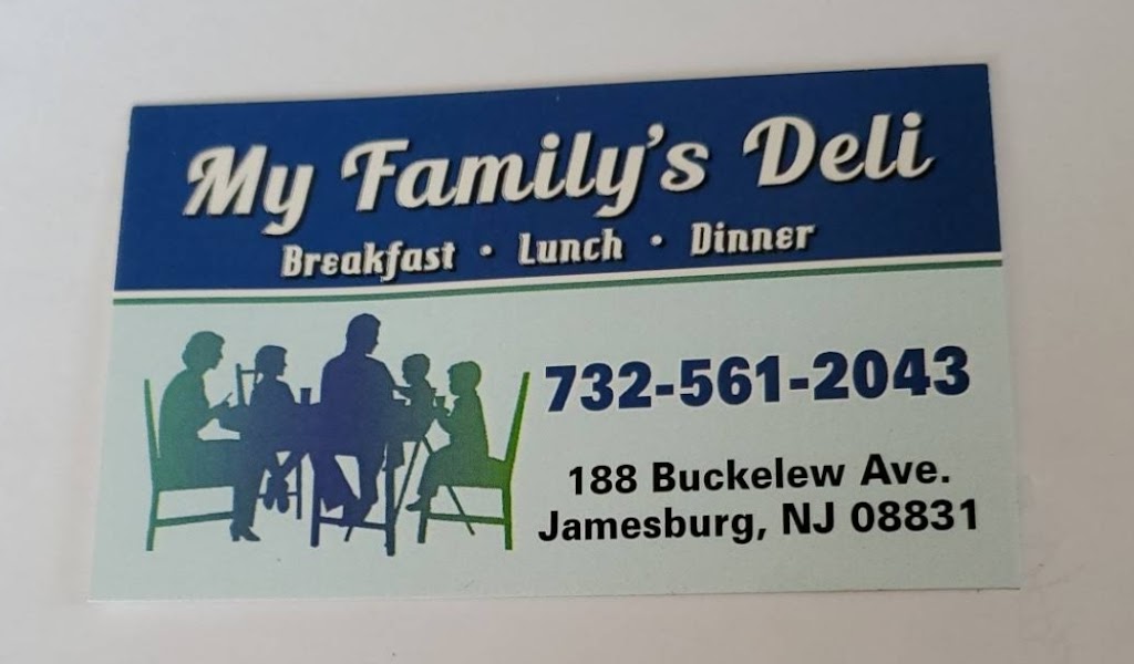 My Family’s Deli | 188 Buckelew Ave, Jamesburg, NJ 08831, USA | Phone: (732) 561-2043