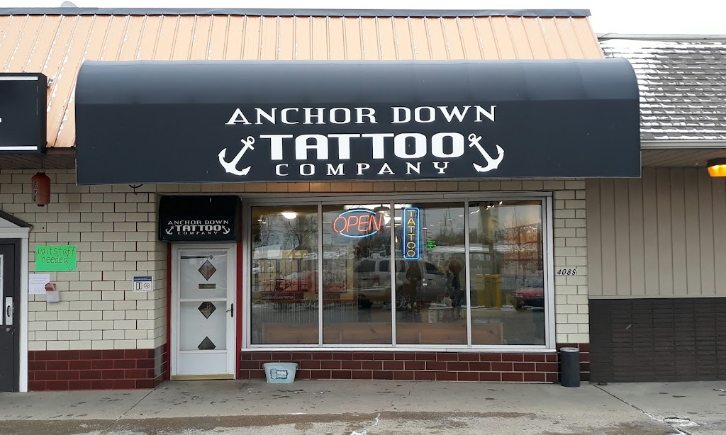 Anchor Down Tattoo Company | 408 S Huntington St, Syracuse, IN 46567, USA | Phone: (574) 457-4829