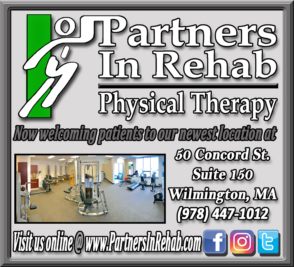 Partners In Rehab, PT | 50 Concord St Suite 150, Wilmington, MA 01887, USA | Phone: (978) 447-1012