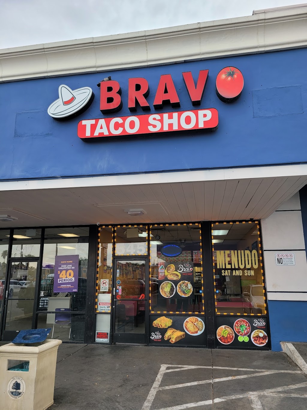 Bravo Taco Shop | 545 E Twain Ave, Las Vegas, NV 89169 | Phone: (702) 792-2828