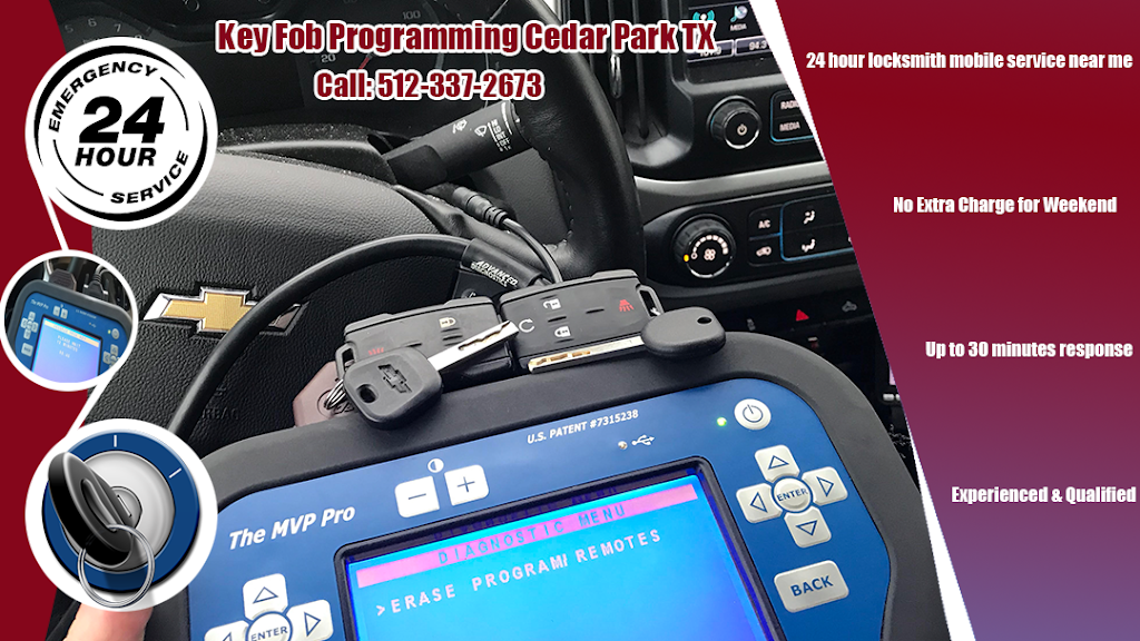 Key Fob Programming Cedar Park TX | 1911 S Bell Blvd, Cedar Park, TX 78613, USA | Phone: (512) 337-2673