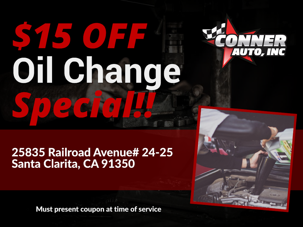 Conner Auto Inc | 25835 Railroad Ave #24-25, Santa Clarita, CA 91350, USA | Phone: (661) 290-2596