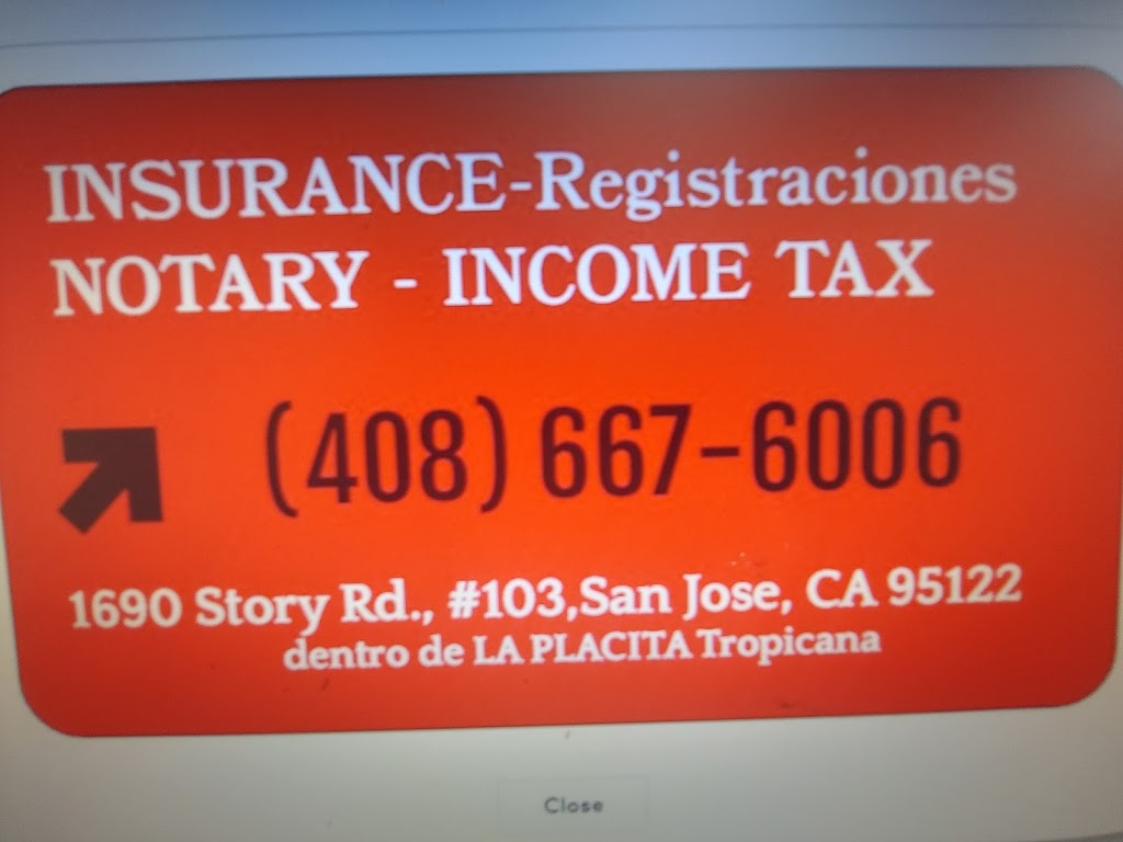 DS insurance Tax Notary | 1690 Story Rd #103, San Jose, CA 95122, USA | Phone: (408) 667-6006