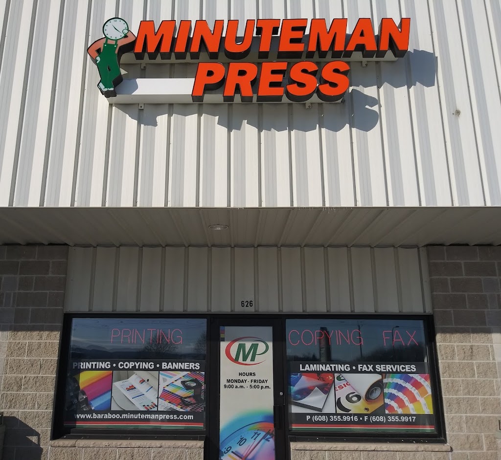 Minuteman Press | 626 WI-136, Baraboo, WI 53913, USA | Phone: (608) 355-9916