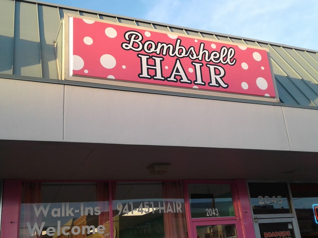 Bombshell Hair Co. | 2043 Bahia Vista St, Sarasota, FL 34239, USA | Phone: (941) 451-4247
