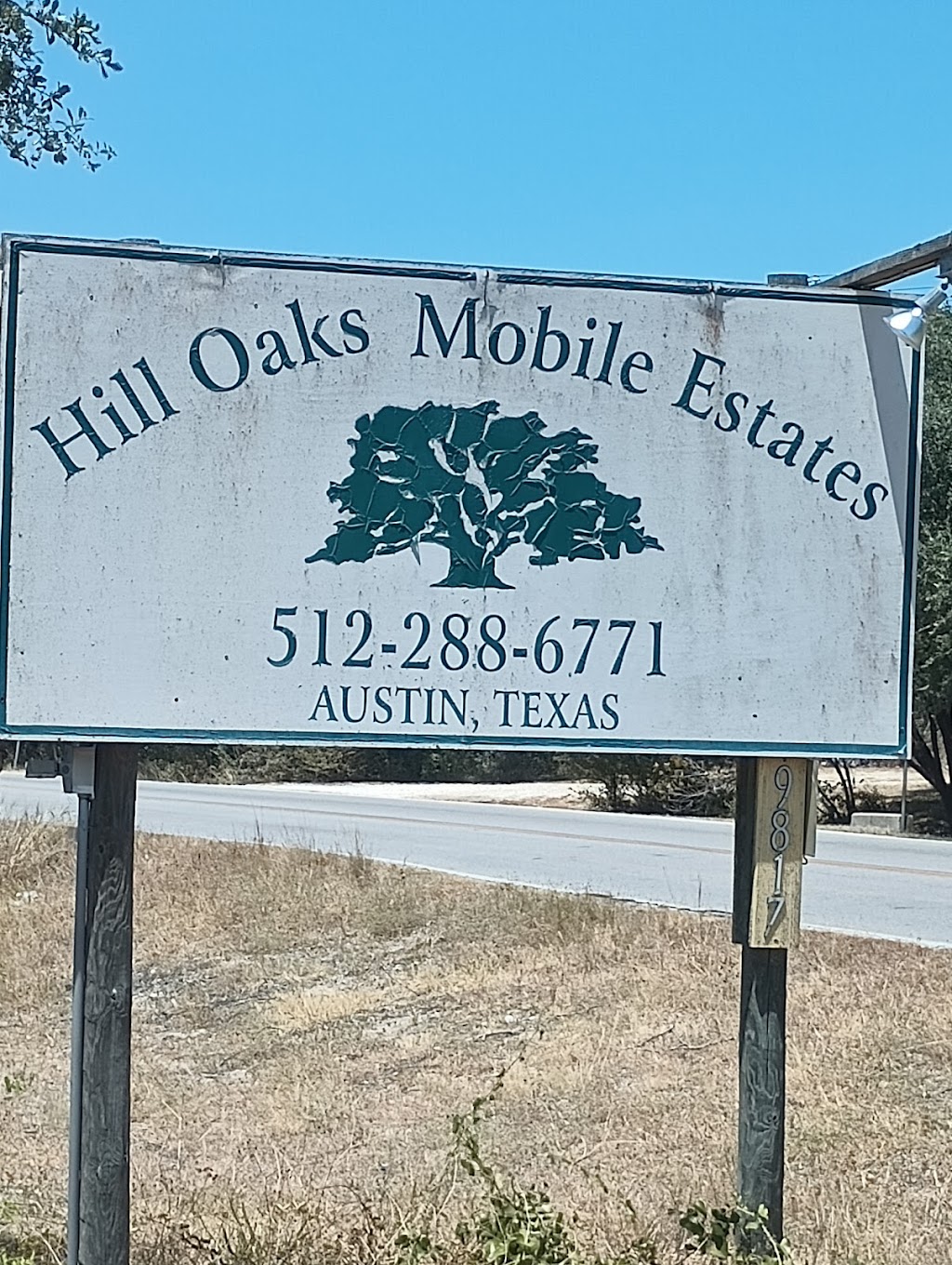 Hill Oaks Mobile Estates | 9817 Circle Dr, Austin, TX 78736, USA | Phone: (512) 288-6771