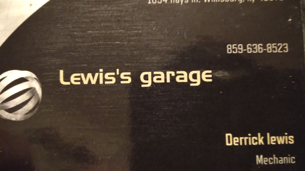 Lewiss garage | 1032 Hayes Ln, Willisburg, KY 40078, USA | Phone: (859) 636-8523