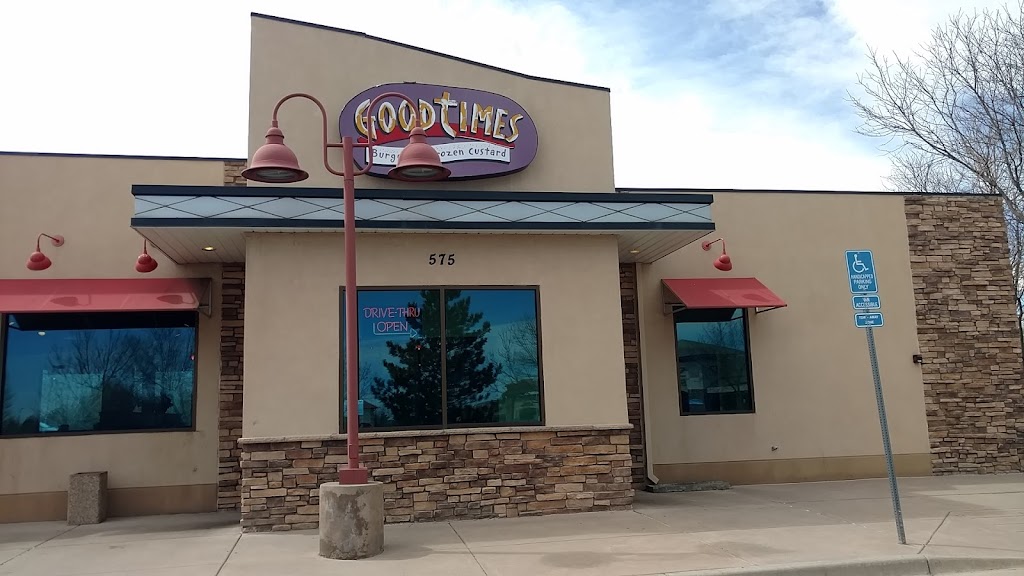 Good Times Burgers & Frozen Custard | 575 W South Boulder Rd, Lafayette, CO 80026, USA | Phone: (303) 926-0284