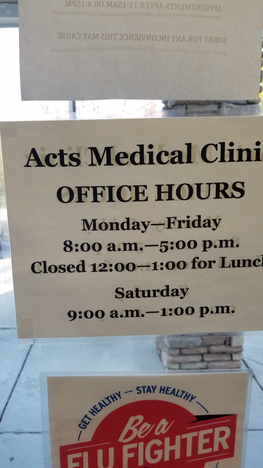 Acts Medical Clinic | 4111 Wendell Blvd, Wendell, NC 27591 | Phone: (919) 365-8484