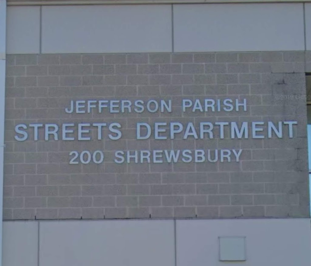 Jefferson Parish Streets Department | 200 Shrewsbury Rd, Jefferson, LA 70121, USA | Phone: (504) 838-1150