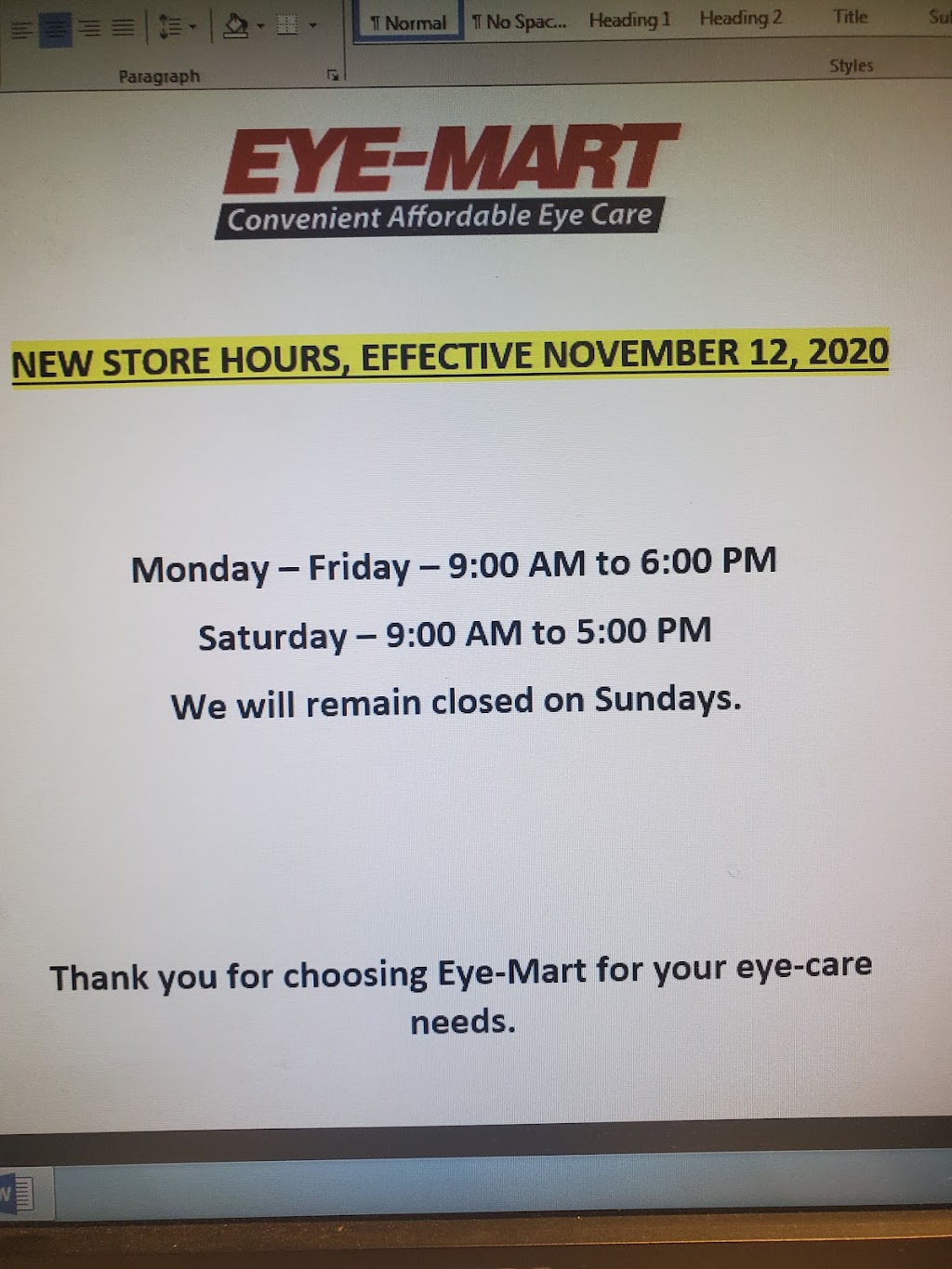 Eye-Mart | 5274 Salem Ave, Trotwood, OH 45426, USA | Phone: (937) 837-3937