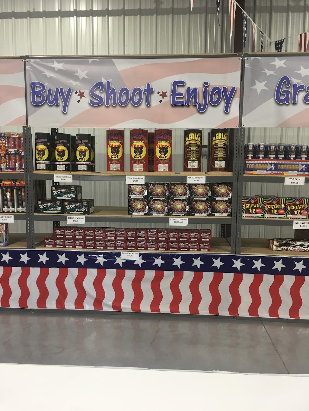 Big Blast Fireworks Super Center Glenpool | 17902 S, Hwy 75, Mounds, OK 74047 | Phone: (918) 640-1869