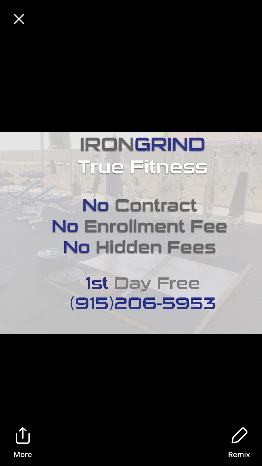 IronGrind True Fitness | 10934 Montana Ave, El Paso, TX 79936, USA | Phone: (915) 206-5953