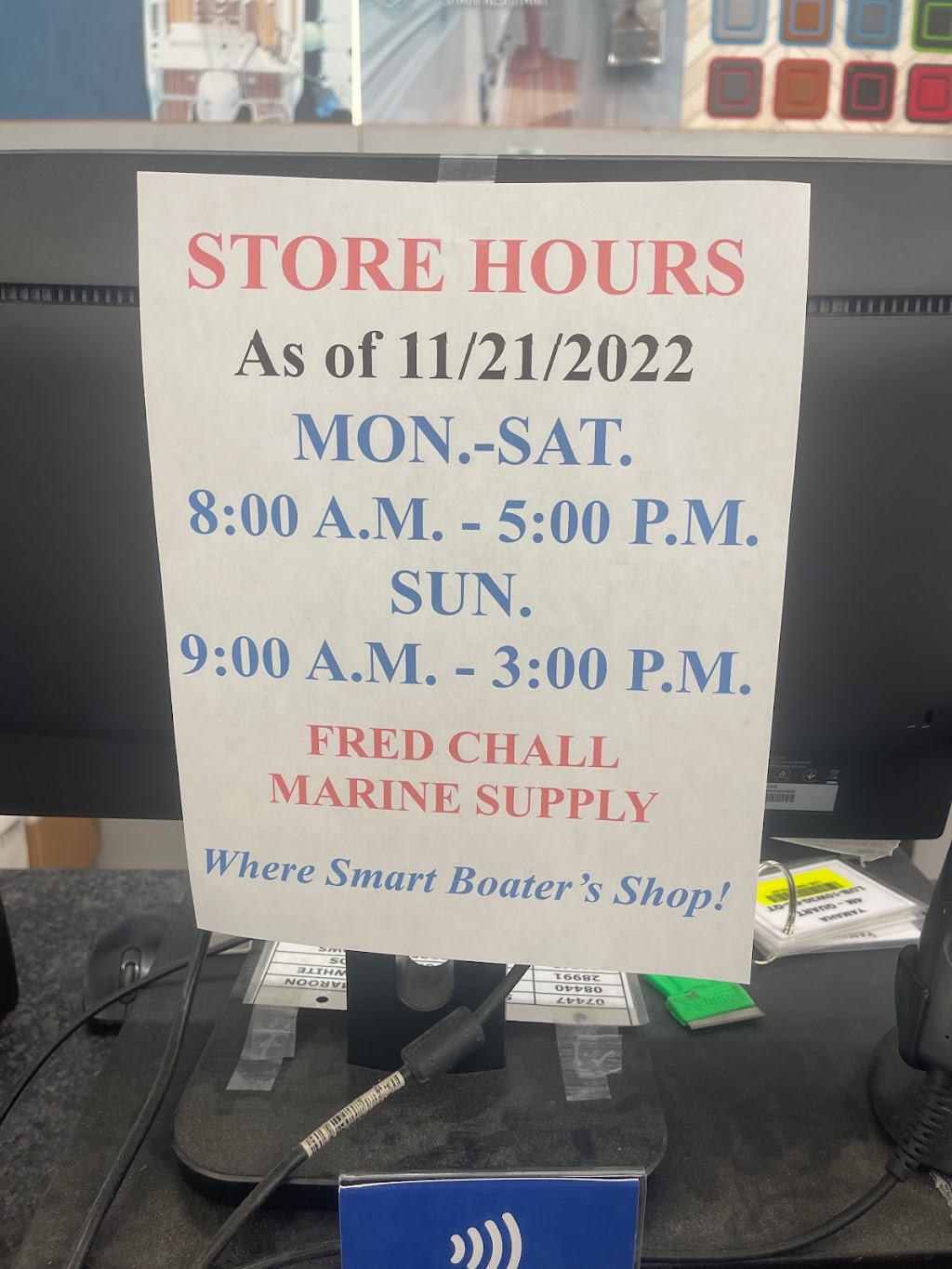 Fred Chall Marine Supply | 401 S Main St, Freeport, NY 11520, USA | Phone: (516) 868-0177