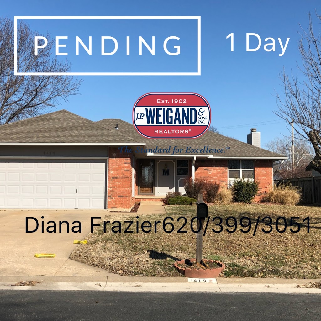 Diana K Frazier - J.P Weigand & Sons Inc | 415 E 4th Ave, Belle Plaine, KS 67013, USA | Phone: (620) 399-3051