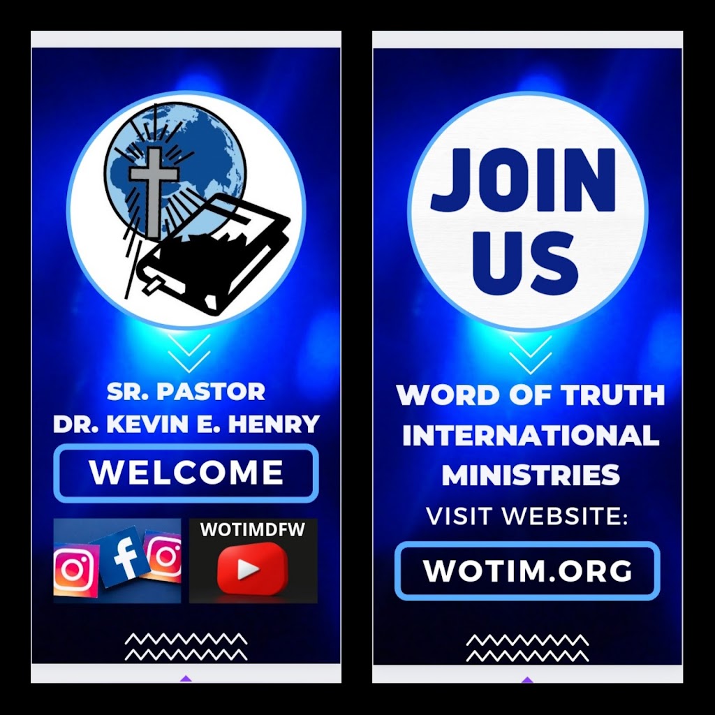 Word Of Truth Intl Ministries | 2401 W Pioneer Pkwy Ste. #135, Pantego, TX 76013, USA | Phone: (817) 829-7915