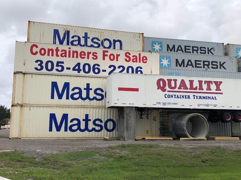 Quality container 40 | 6801 NW 16th St, Miami, FL 33122, USA | Phone: (305) 406-2206