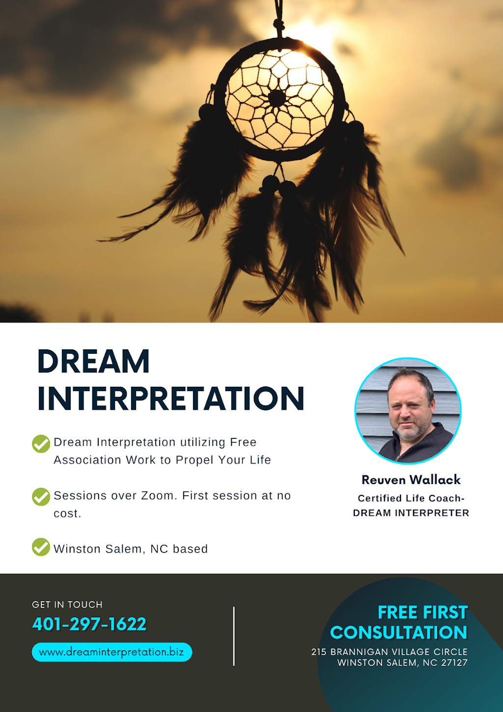 Reuven Wallack Dream Interpreter | 215 Brannigan Village Cir, Winston-Salem, NC 27127, USA | Phone: (401) 297-1622