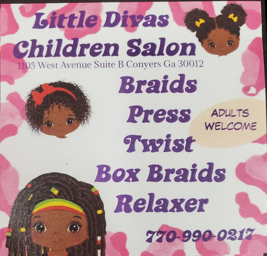 Little Divas Childrens Salon | 1105 West Ave Suite B, Conyers, GA 30012, USA | Phone: (770) 990-0217