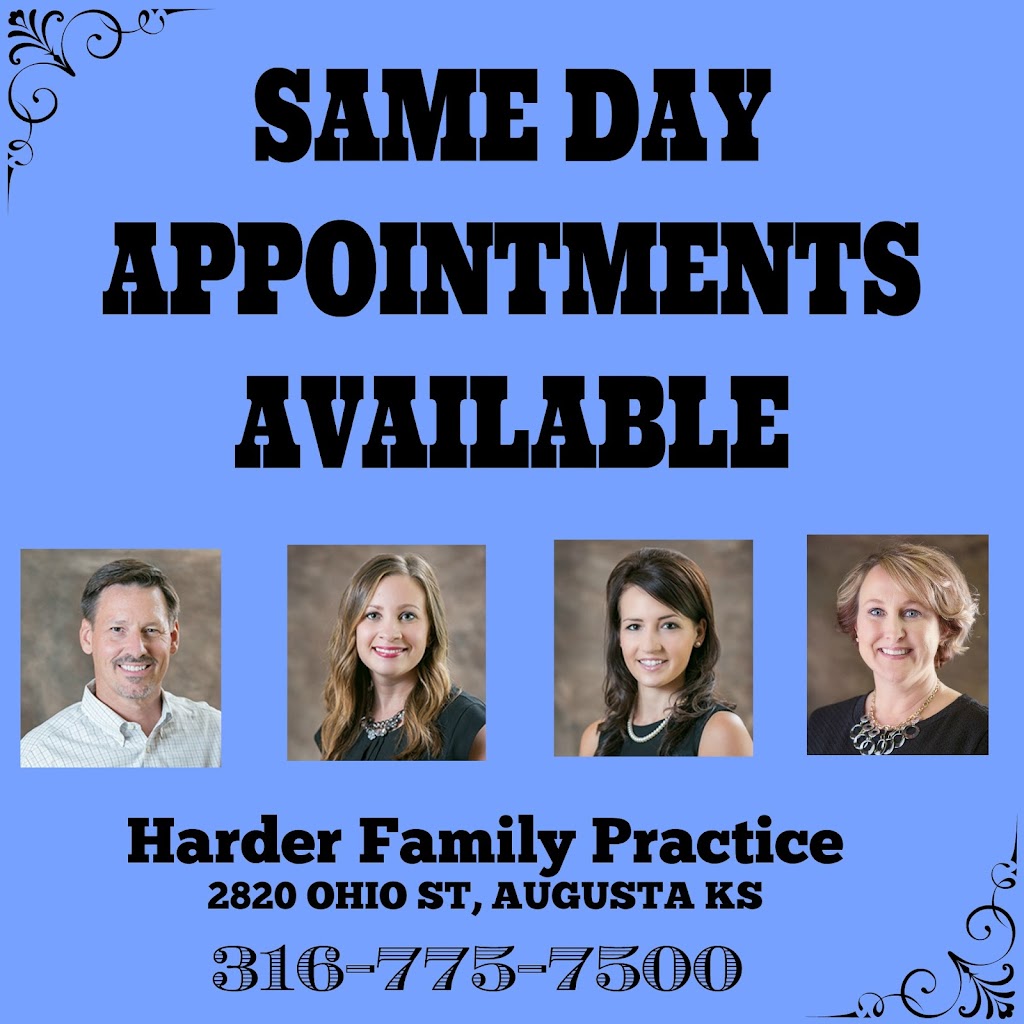 Harder Family Practice | 2820 Ohio St, Augusta, KS 67010, USA | Phone: (316) 775-7500