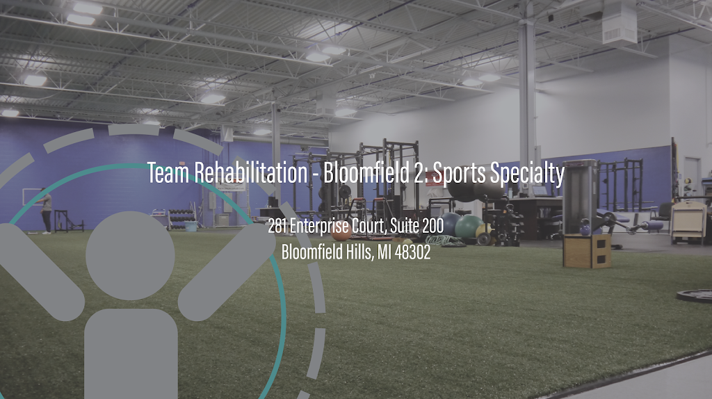 Team Rehabilitation Physical Therapy | 281 Enterprise Ct # 200, Bloomfield Twp, MI 48302, USA | Phone: (248) 322-5280