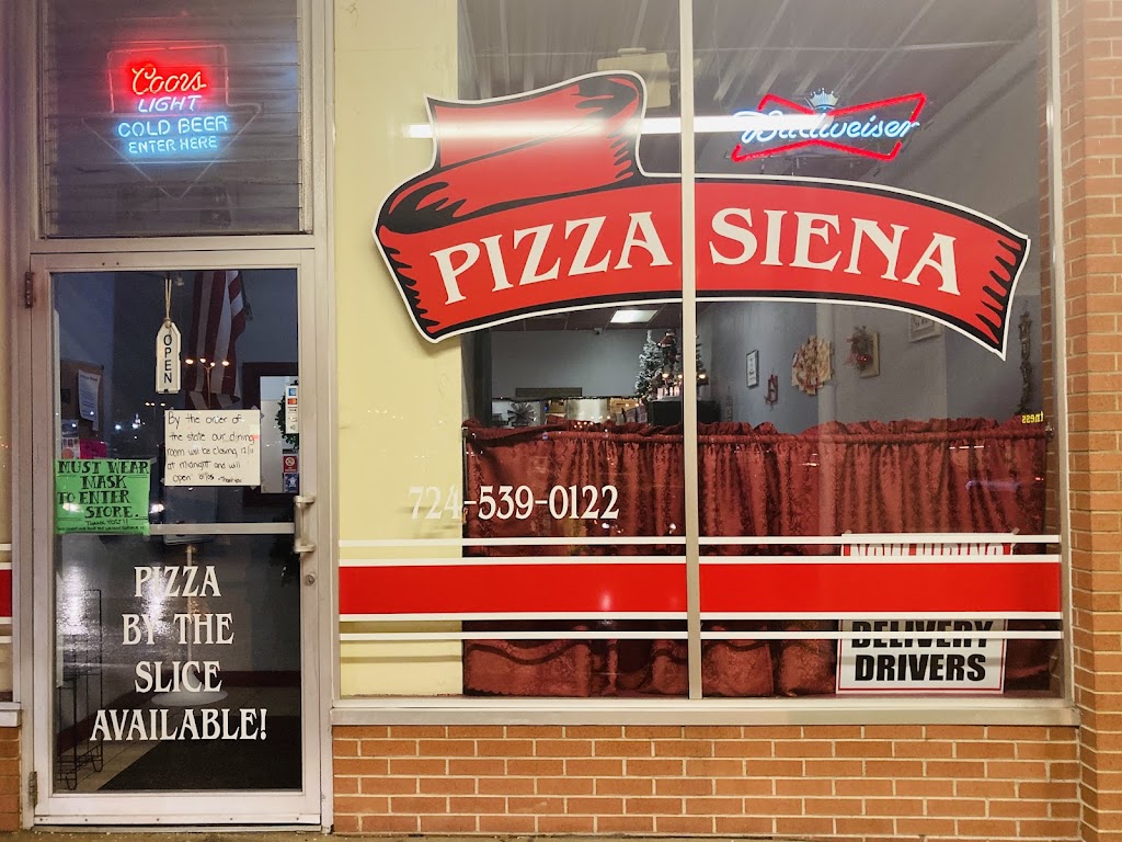 Pizza Siena | 1038 Latrobe 30 Plaza, Latrobe, PA 15650, USA | Phone: (724) 539-0122