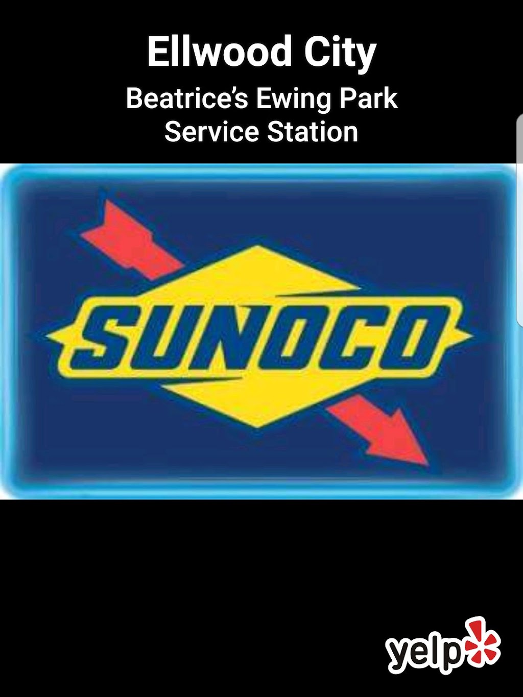 Beatrice Ewing Park Service Sunoco | 330 Sims St, Ellwood City, PA 16117, USA | Phone: (724) 752-2511