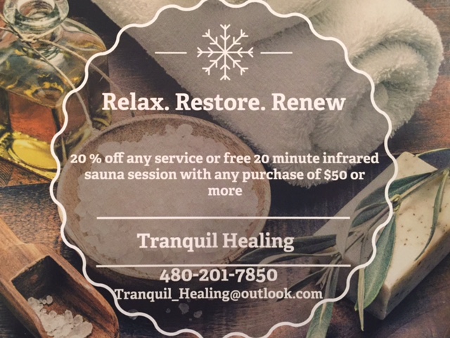 Tranquil Healing | 9801 E Sleepy Hollow Trail, Gold Canyon, AZ 85118, USA | Phone: (480) 201-7850
