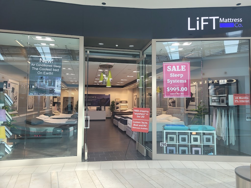 LIFT Mattress Co. At UTC Mall Sarasota | 140 University Town Center Dr Unit #290, Sarasota, FL 34243, USA | Phone: (941) 545-1712