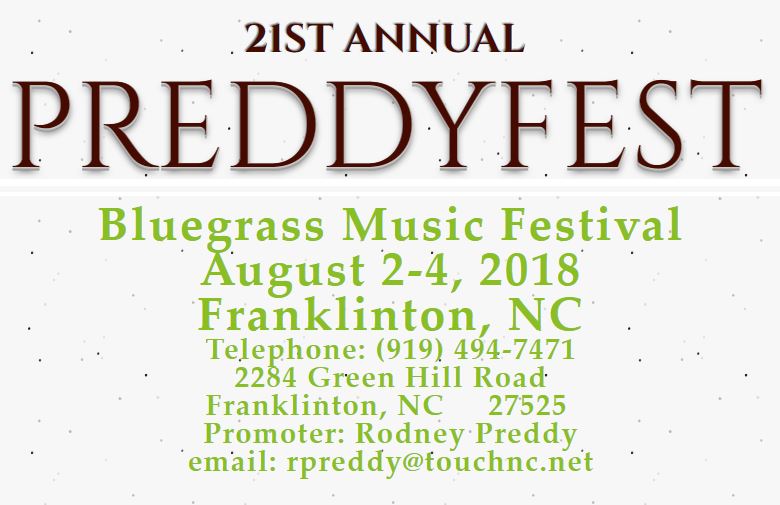 Preddyfest | 2284 Green Hill Rd, Franklinton, NC 27525, USA | Phone: (919) 494-7471