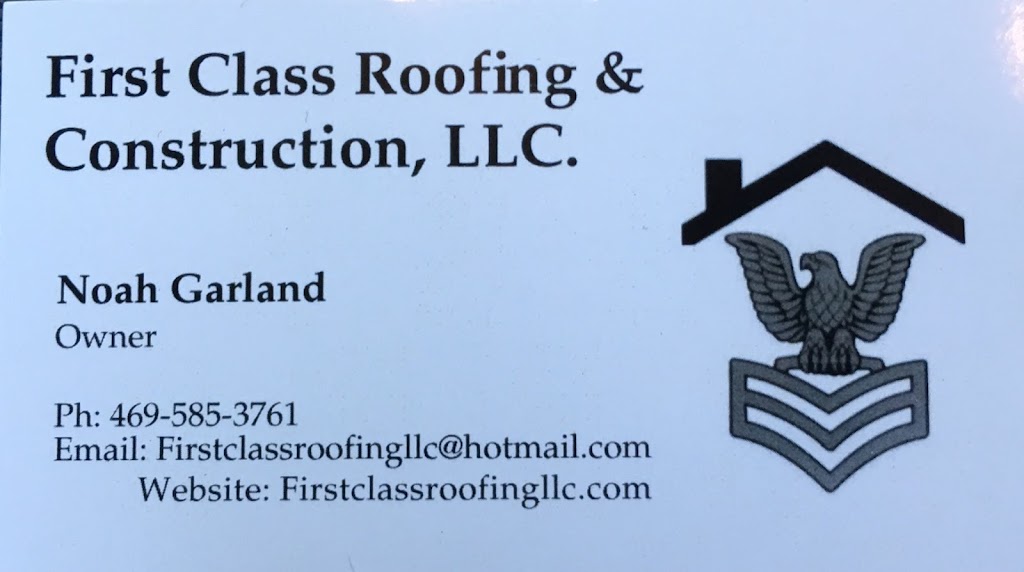 First Class Roofing & Construction, LLC. | 721 Texanna Trail, Midlothian, TX 76065, USA | Phone: (469) 585-3761