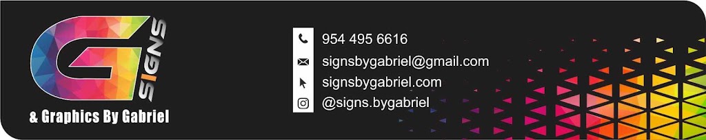 Signs by Gabriel | 457 SE 31st Ave, Homestead, FL 33033 | Phone: (954) 495-6616