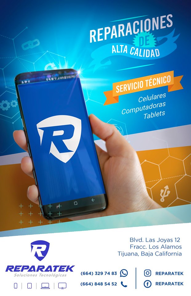 REPARATEK | Blvd. Las Joyas 12, Los Alamos, 22110 Tijuana, B.C., Mexico | Phone: 664 329 7483