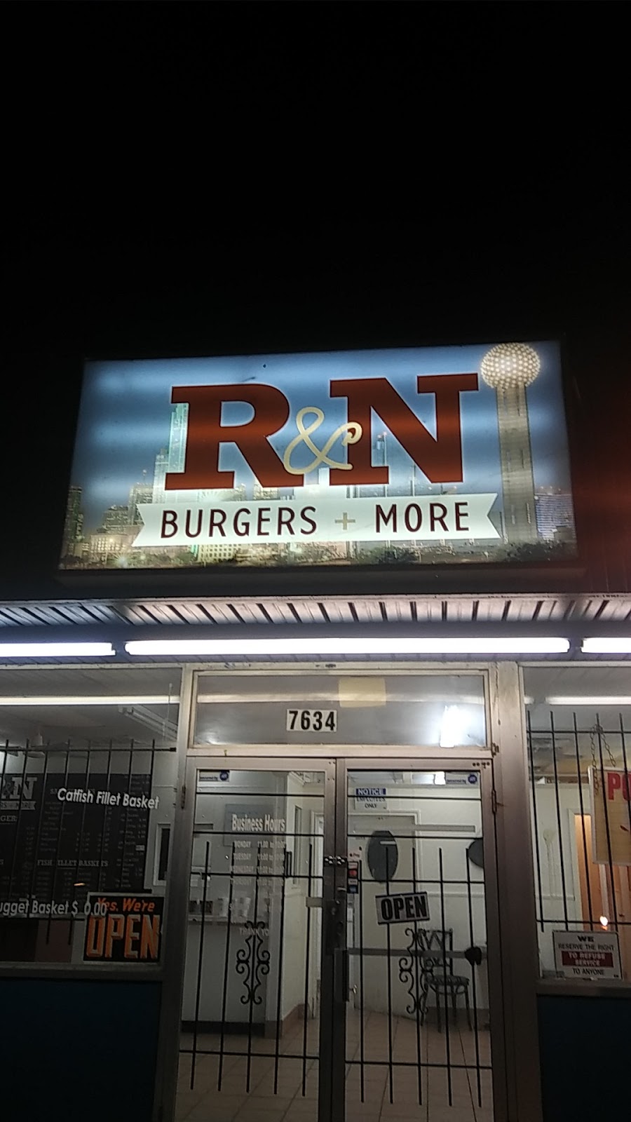 R&N Burgers + More | 7634 S Loop 12, Dallas, TX 75217 | Phone: (214) 484-5808